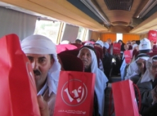 الوطنية موبايل تودع حجاج بيت الله الحرام