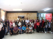 د.ضرغام مرعي يلتقي مجموعة طلبة من جامعات الوطن