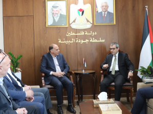 زيارة معالي رئيس سلطة جودة البيئة المهندس زغلول سمحان